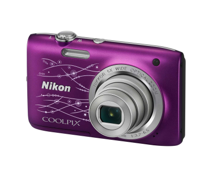 Aparat Nikon COOLPIX S2800 fioletowy z ornamentem